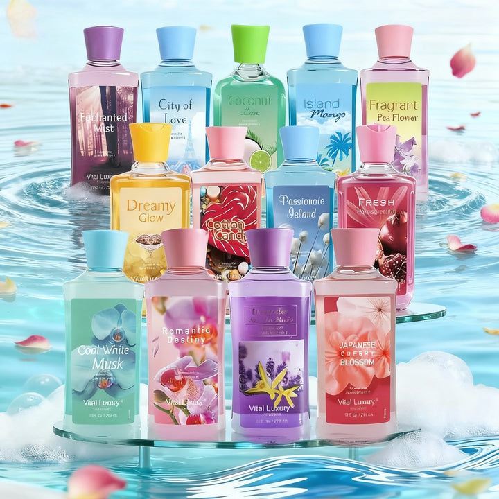 Travel Size Shower Gel and Fragrance Body Wash Gift Set