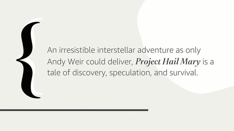 Project Hail Mary: A Novel