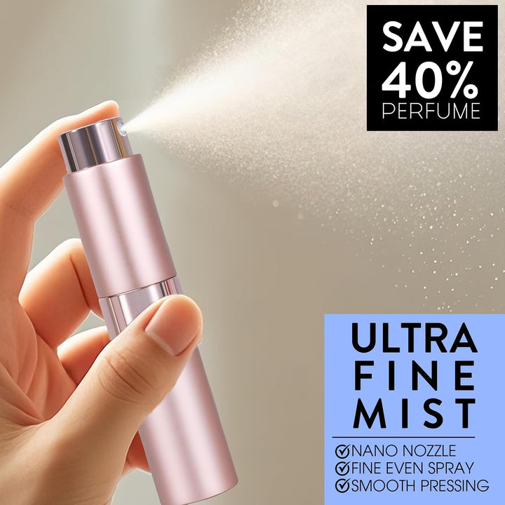 6 Pack 8ML Empty Perfume Atomizer Cologne Travel Spray Bottle