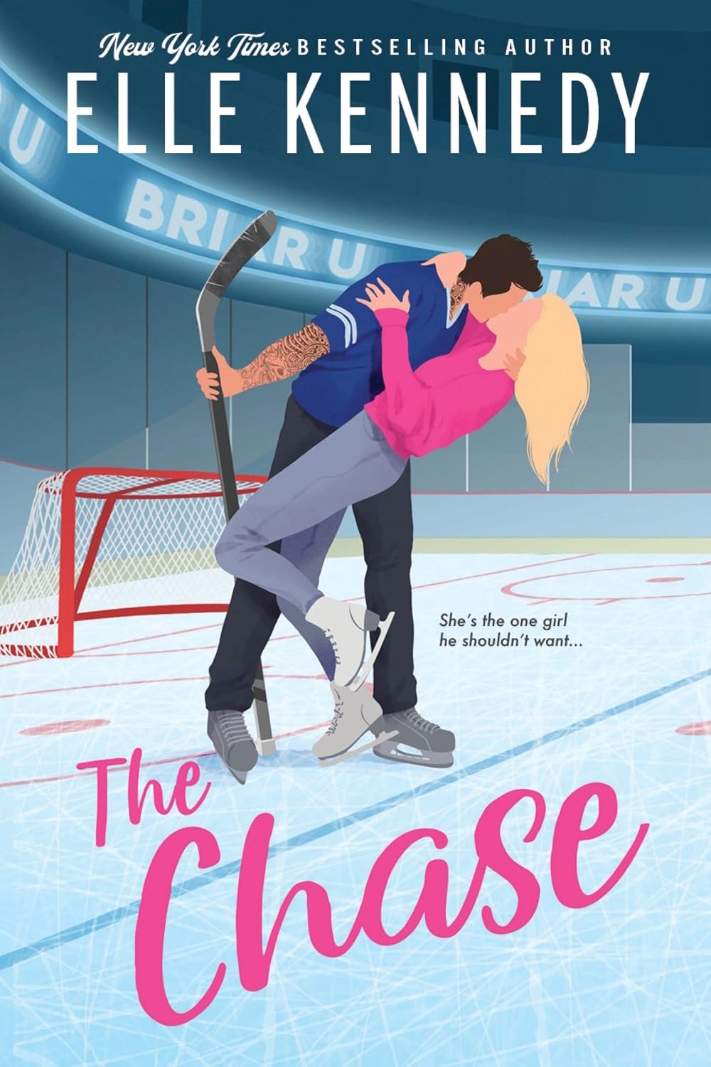 The Chase: A Forced Proximity College Romance with Hockey Heat (Briar U, 1)