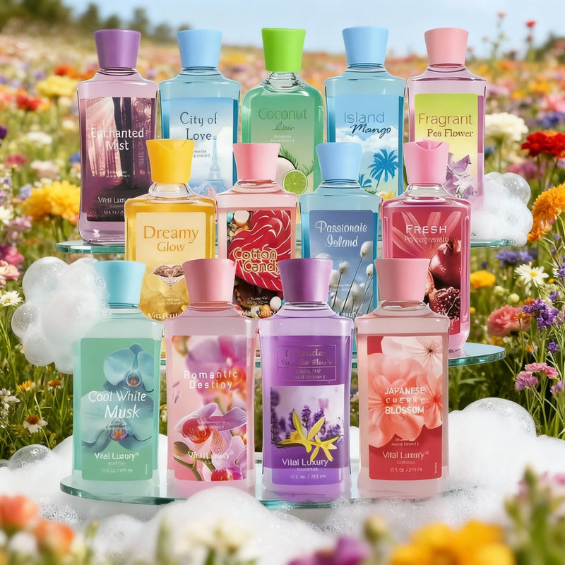Luxurious and Nourishing Perfumed Shower Gel for Daily Refreshing Shower